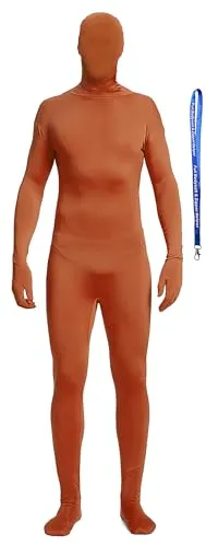 Green Alien Full-Hood Suit in Brown