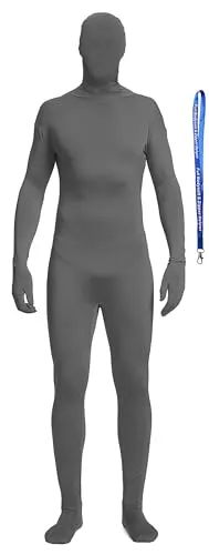 Green Alien Full-Hood Suit in Dark Grey