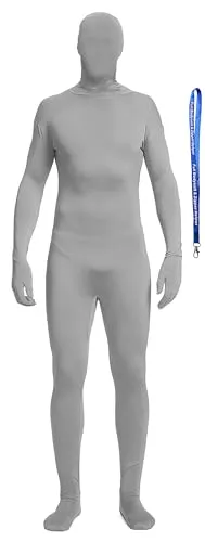 Green Alien Full-Hood Suit in Grey