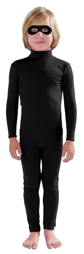 Kids' Suit, Bare Hands and Feet in Black