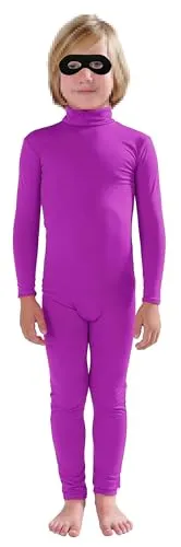 Kids' Suit, Bare Hands and Feet in Purple