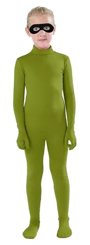 Kids' Suit, No Hood in Olive Green