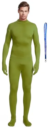 Men's Suit, No Hood in Olive Green