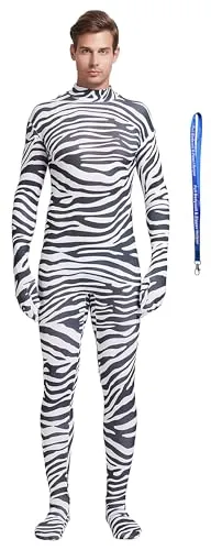Men's Suit, No Hood in Zebra