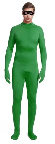 No-Hood Suit with Eye Mask in Green