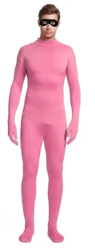No-Hood Suit with Eye Mask in Pink