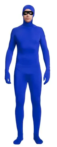 Open-Face Suit with Eye Mask in Blue