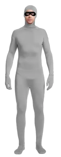 Open-Face Suit with Eye Mask in Grey