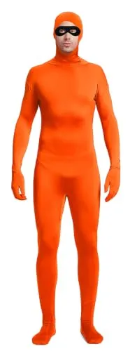 Open-Face Suit with Eye Mask in Orange
