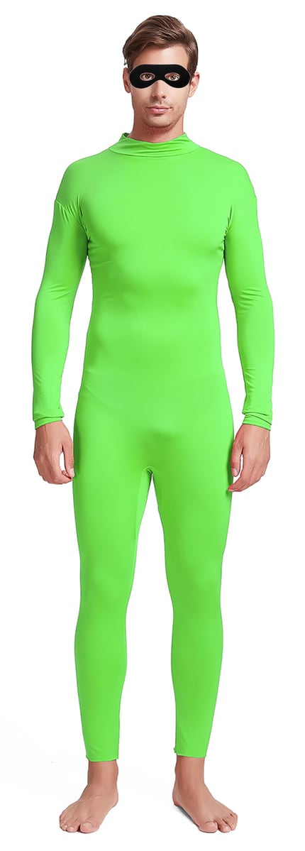 No-Hood Suit with Eye Mask, Bare Hands and Feet